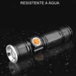 Lanterna Tática Portátil Carregamento USB Luz LED Kapbom KA-L1702 - Imagem 3