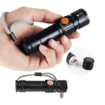 Lanterna Tática Portátil Carregamento USB Luz LED Kapbom KA-L1702 - Imagem 2