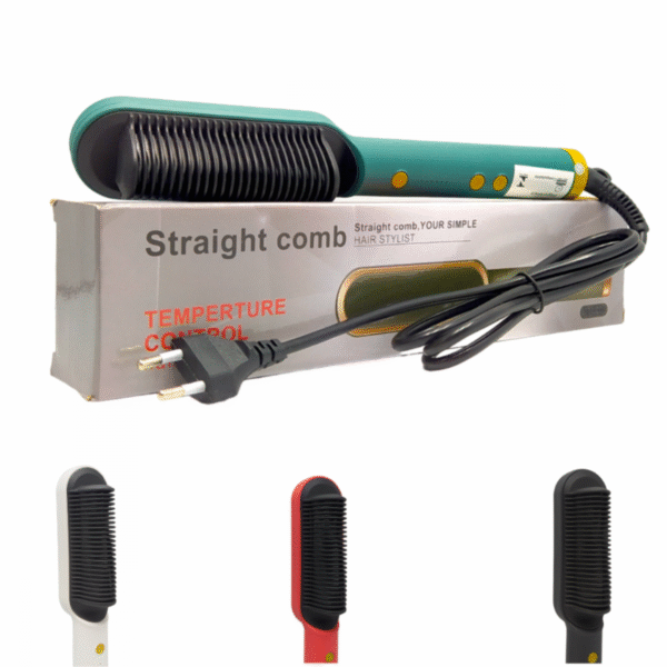 Escova Modeladora e Alisadora Temperatura Ajustável 110v/220v Kapbom DJ-909 (***COR BRANCO - ESGOTADO)