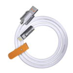 Cabo de dados Lightning Acabamento em Metal LED Exbom CBX-U3C16IP - Imagem 2