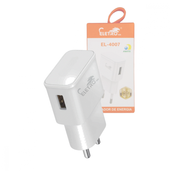 Fonte Carregador 2.1A 10W USB Eletromex EL-4007
