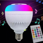 Lâmpada Caixa de Som Led Rgb Bluetooth + Controle Remoto PX-2321 - Imagem 4
