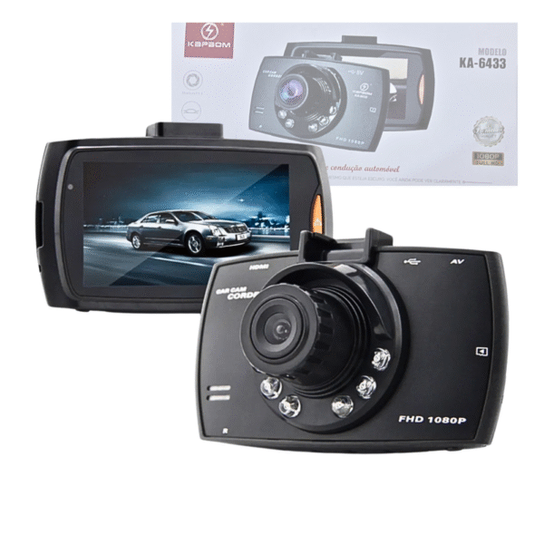 Câmera Veicular Full HD 1080P 5V Car Cordei Kapbom KA-6433