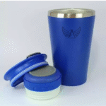 Copo Térmico Musical em Aço Inox 420 ml Caixa de Som Bluetooth Altomex AL-8260 (***DISPONÍVEL SOMENTE BRANCO, NUDE, LARANJA E PINK) - Imagem 6