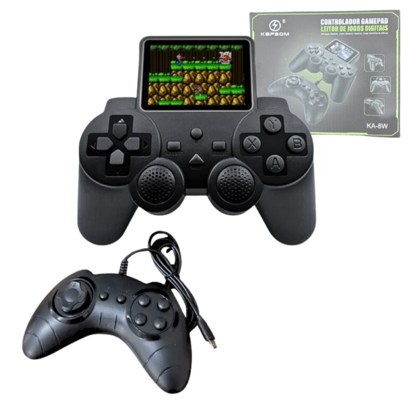 Mini Game Controlador de 520 Jogos Tela Digital Classicos com 2 Controles Kapbom KA-8W
