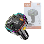 Carregador Transmissor Veicular com MP3 Player Bluetooth RGB 30V Altomex AL-2105DC