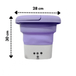Mini Maquina de Lavar Roupas Dobrável com ALÇA 8 Litros Bivolt Kapbom KA-2648 - Imagem 5