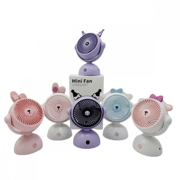 Mini Ventilador Portátil Recarregável de Mesa Mini Fan Inclinável Hmaston 8200D