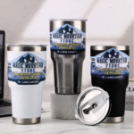 Copo Térmico Magic Mountain Ytong 900ml Com Tampa E Canudo Inox (***DISPONÍVEL SOMENTE NA COR PRETO)