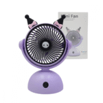Mini Ventilador Portátil Recarregável de Mesa Mini Fan Inclinável Hmaston 8200D - Imagem 2