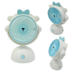 Mini Ventilador Portátil Recarregável de Mesa Mini Fan Inclinável Hmaston 8200D - Imagem 6