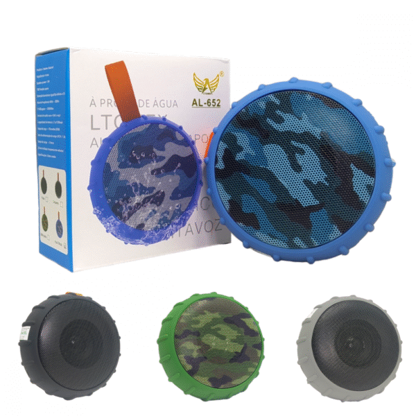 Caixa de Som Bluetooth Portátil À Prova D'agua 5W Altomex AL-652