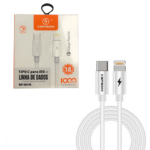 Cabo de dados Lightning IOS / TIPO-C 18W de 1 Metro Kapbom KAP-333-PD