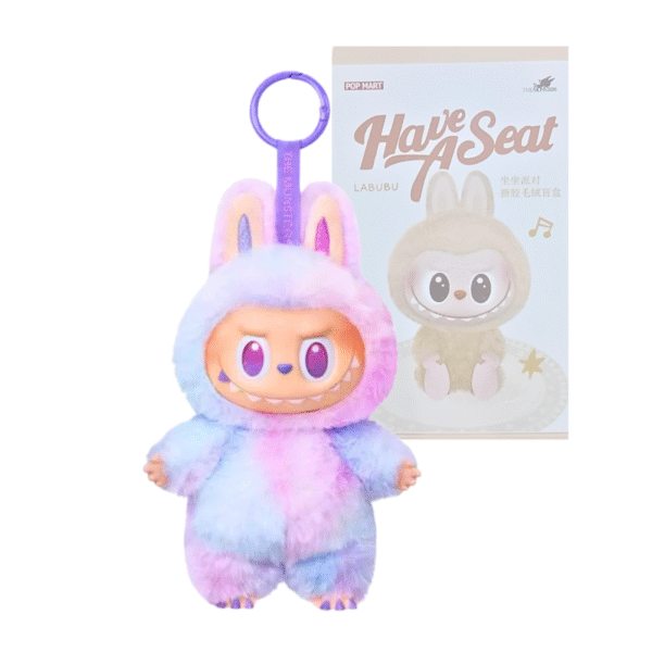 Pelúcia LABUBU Chaveiro Boneco Surpresa 3V The Monsters Colecionável Pop Mart