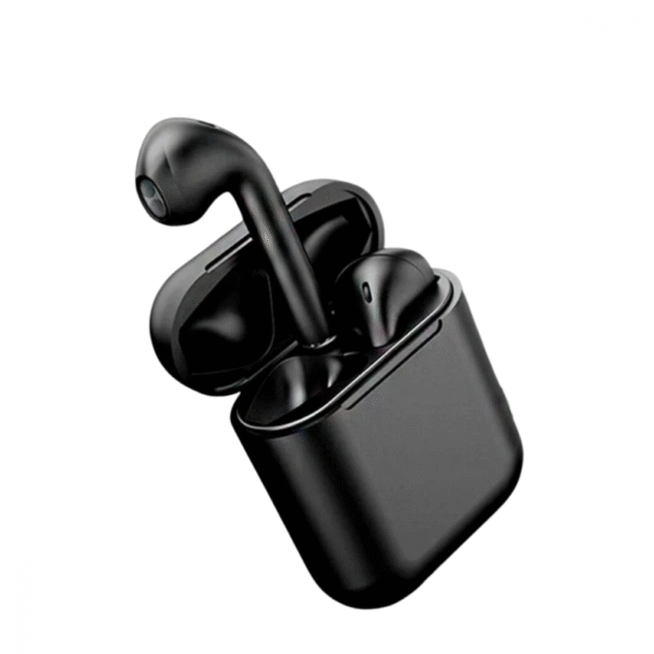 Fone de Ouvido Intra Auricular Bluetooth com Case de Carregamento BLACK Altomex i7s-BK