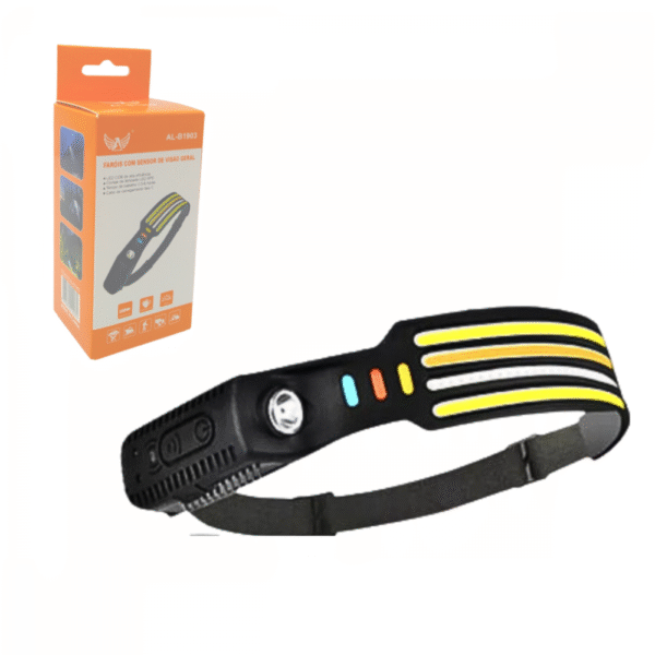 Lanterna de Cabeça Farol Super LED COB com Sensor Altomex AL-B1903