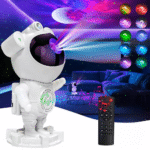 Projetor Astronauta Caixa de Som Bluetooth Galáxia Estrelas Nebulosa com Controle Eletromex EL-1951 - Imagem 2