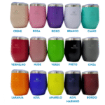 Mini Copo Térmico Cuia 350 ml em Aço Inox com Tampa Logo Stan. Cuia-350 (***DISPONÍVEL CIANO, NUDE, AZUL, AZUL MARINHO, VERDE ESCURO E VERDE) - Imagem 2