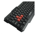 Teclado Multimídia Semi Mecânico Tecla Game Plug & Play ABNT2 Exbom BK-144M - Imagem 3