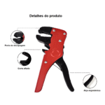 Alicate Descascado com Ajuste de Pressão e Cortador de Fios Altomex AK-5307 - Imagem 3