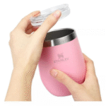 Mini Copo Térmico Cuia 350 ml em Aço Inox com Tampa Logo Stan. Cuia-350 (***DISPONÍVEL CIANO, NUDE, AZUL, AZUL MARINHO, VERDE ESCURO E VERDE) - Imagem 7