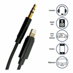 Adaptador Lightning IOS para P2 3.5 AUX Altomex KAP-C32 / AL-C23 - Imagem 3