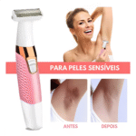 Depilador Elétrico Feminino Multifunção Recarregável Lavável Kemei KM-1900 - Imagem 8