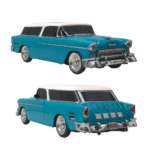 Caixa de Som Bluetooth Formato de Carro Clássico Kapbom WS-1955 (Somente na cor PRETO) - Imagem 5