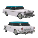 Caixa de Som Bluetooth Formato de Carro Clássico Kapbom WS-1955 (Somente na cor PRETO) - Imagem 6