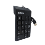 Mini Teclado Slim Numérico 18 Teclas Cabo Fixo USB Prático KA-665 / BK-N30 - Imagem 3