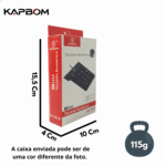 Mini Teclado Slim Numérico 18 Teclas Cabo Fixo USB Prático KA-665 / BK-N30 - Imagem 7