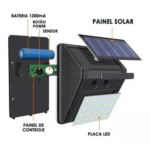 Luminária Solar com Sensor de Movimento 30 LEDS - Altomex AL-B1327 - Imagem 5