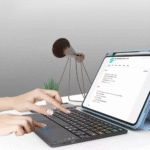 Teclado BT Inteligente TOUCH Portátil Bluetooth Tablet Celular Notebook Computador KA-690-TOUCH - Imagem 6