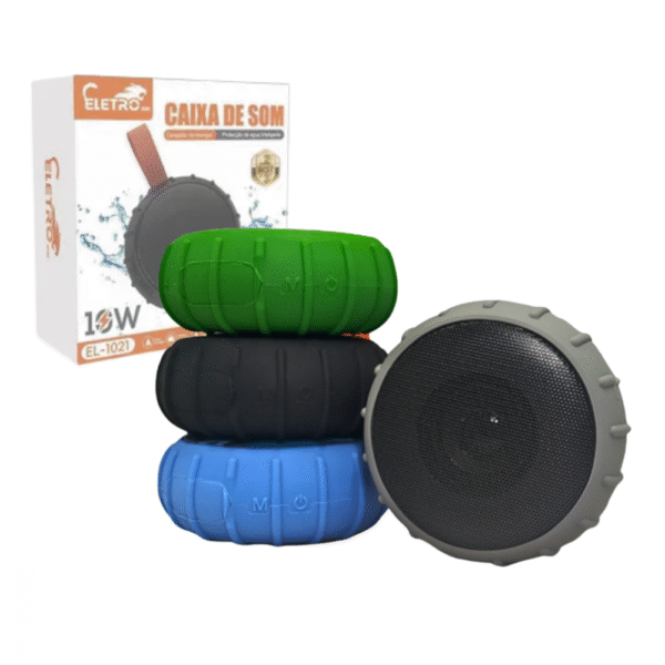 Caixa de Som Bluetooth Portátil À Prova D'agua 10W BASS TWS KA-8506 / EL-1021