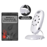 Babá Eletrônica Câmera Portátil Com Monitor Vídeo Colorido Baby Eletromex EL-1807 - Imagem 5