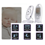 Babá Eletrônica Câmera Portátil Com Monitor Vídeo Colorido Baby Eletromex EL-1807 - Imagem 6