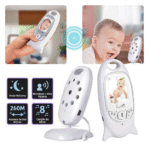 Babá Eletrônica Câmera Portátil Com Monitor Vídeo Colorido Baby Eletromex EL-1807 - Imagem 2