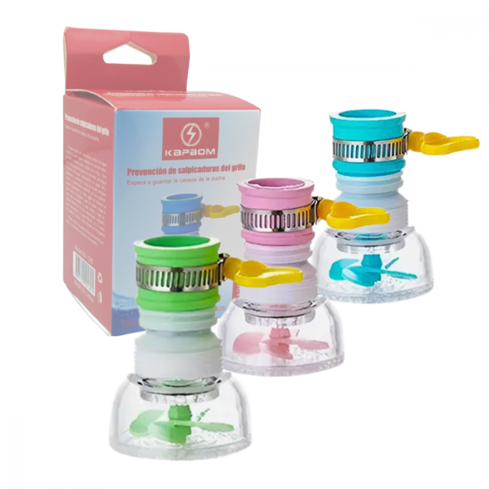 1635270225bd095a10b3.png Filtro de Torneira Flexível para Respingo Estilo Chuveiro Kapbom KA-1285 / 2730 - Imagem 1