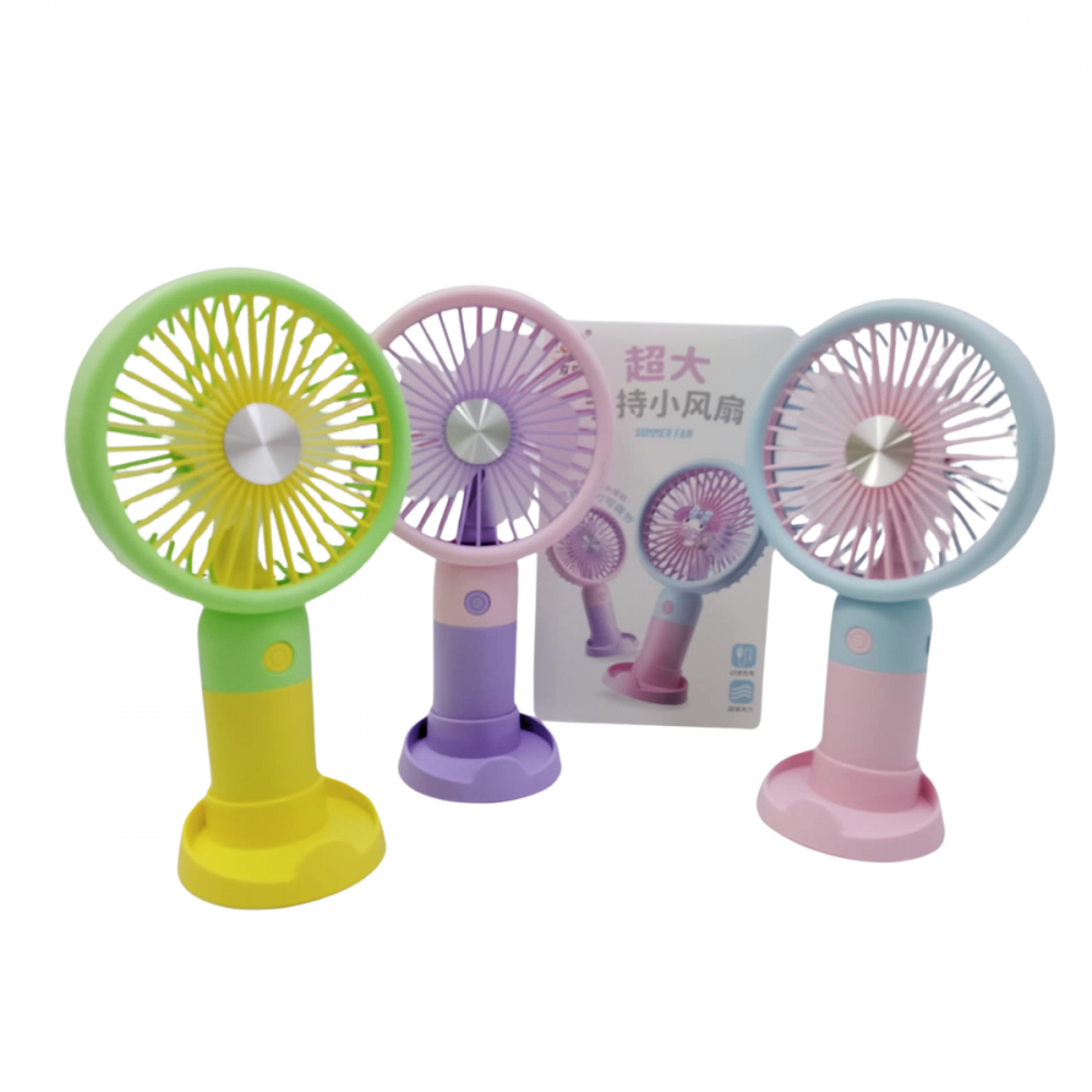 1637161224hk9jcfa953.png Mini Ventilador Portátil Recarregável de Mesa Summer Fan Hmaston 6826 - Imagem 1