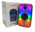 Caixa de Som Bluetooth com LED LiderMix MS-2602BT