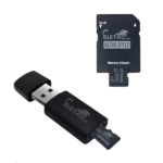 Cartão de Memória 128GB Pen Drive 3 Em 1 Classe 10 Eletromex EL-MC-128 - Imagem 2