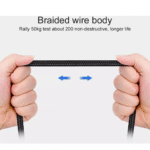 Cabo USB Tipo-C 90° Graus Em L Trançado 1 Metro Exbom CBX-U2C11TC - Imagem 6