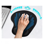 Suporte Mouse Pad Ergonômico com Apoio de Punho Super Macio BLACK Kapbom KA-600-BK - Imagem 2