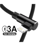 Cabo de dados Lightning IOS Conexão 90º FEITUN Cabo 90º IOS - Imagem 3