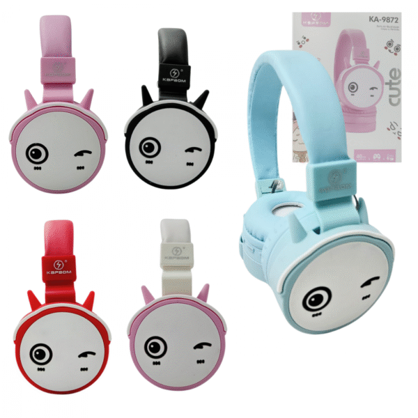 Fone De Ouvido Headphone INFANTIL Bluetooth CUTE Kapbom KA-9872