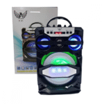 Caixa de Som LED Bluetooth Portátil 15W Altomex A-81 (***DISPONÍVEL 08 PRETO E 03 CINZA)