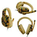 Fone De Ouvido Gamer Pro Headphone com Microfone P2 Camuflado Profissional Ovleng OV-PM3 - Imagem 3