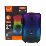 Caixa de Som RGB Bluetooth com Microfone e Controle Remoto Altomex AM-6810